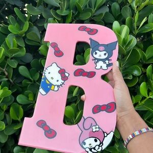 Hand-painted 13” Wooden Letter